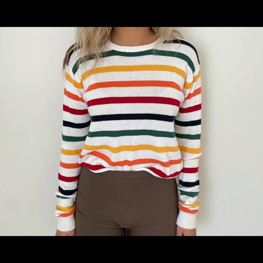 Rainbow lightweight sweater 🌈